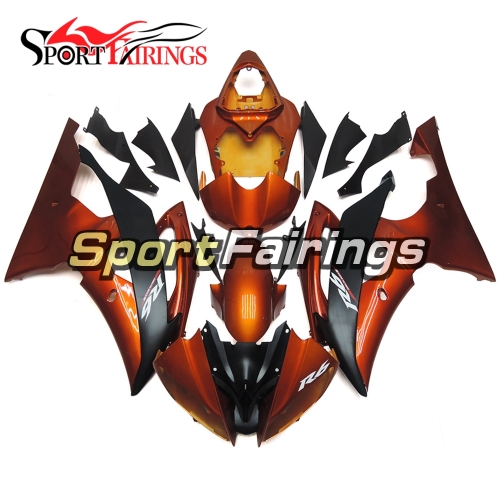 Fairing Kit Fit For Yamaha YZF R6 2008 - 2016 - Orange Black