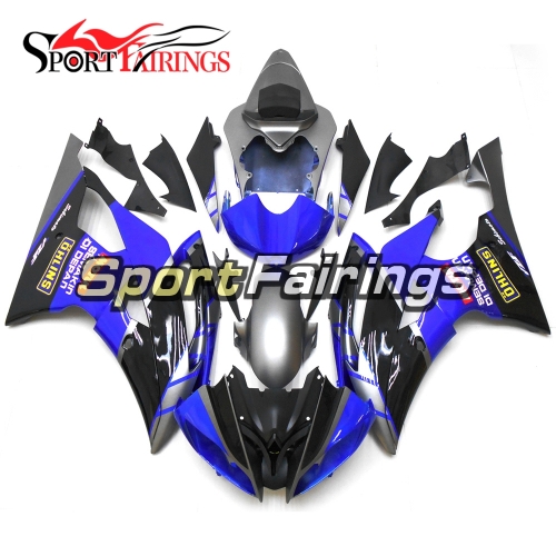 Fairing Kit Fit For Yamaha YZF R6 2008 - 2016 - Blue Grey