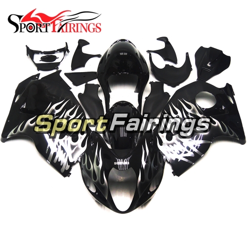 Fairing Kit Fit For Suzuki GSXR1300 Hayabusa 1997 - 2007 - Black Silver