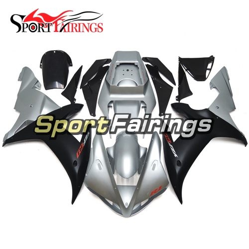 Fairing Kit Fit For Yamaha YZF R1 2002 2003 - Silver Black