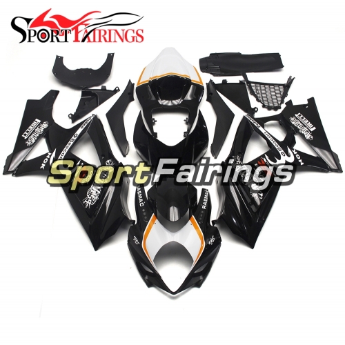 Fairing Kit Fit For Suzuki GSXR1000 K7 2007 - 2008 - Black White