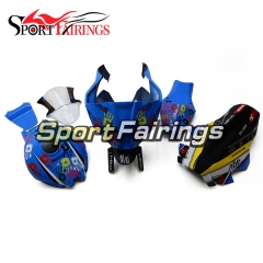 Fiberglass Racing Fairing Kit Fit For Kawasaki ZX10R 2011 - 2015 -Blue Handprint