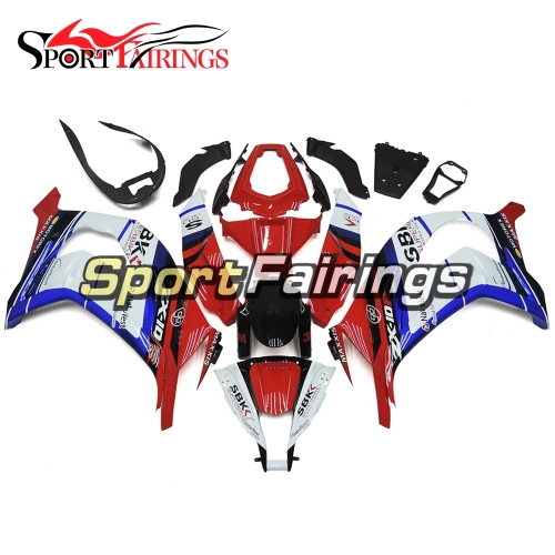 Fairing Kit Fit For Kawasaki ZX10R 2011 - 2015 -White Red Blue