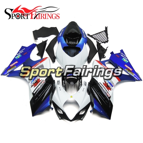 Fairing Kit Fit For Suzuki GSXR1000 K7 2007 - 2008 - Black White