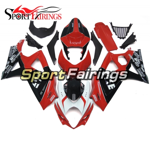 Fairing Kit Fit For Suzuki GSXR1000 K7 2007 - 2008 - Red Black