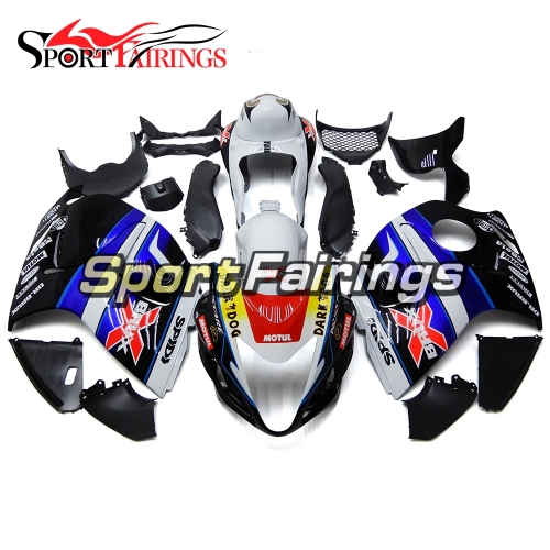 Fairing Kit Fit For Suzuki GSXR1300 Hayabusa 2008 - 2016 - Black White Blue