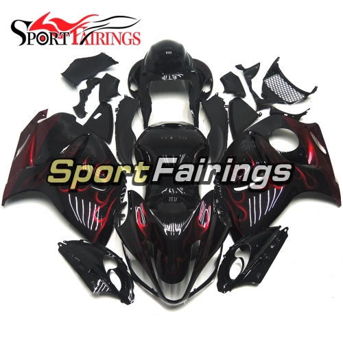 Fairing Kit Fit For Suzuki GSXR1300 Hayabusa 2008 - 2016 - Gloss Black Red