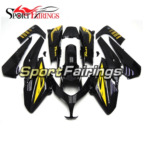 Fairing Kit Fit For Yamaha TMAX500 2008 - 2011 - Gloss Black Gold