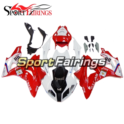 Fairing Kit Fit For BMW S1000RR 2011 - 2014 - White Red