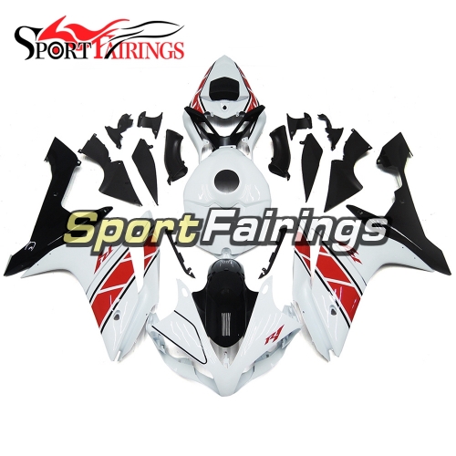 Fairing Kit Fit For Yamaha YZF R1 2007 2008 - White Red