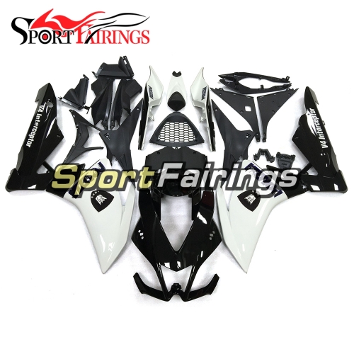 Fairing Kit Fit For Aprilia RSV4 1000 2010 - 2015 - White Black