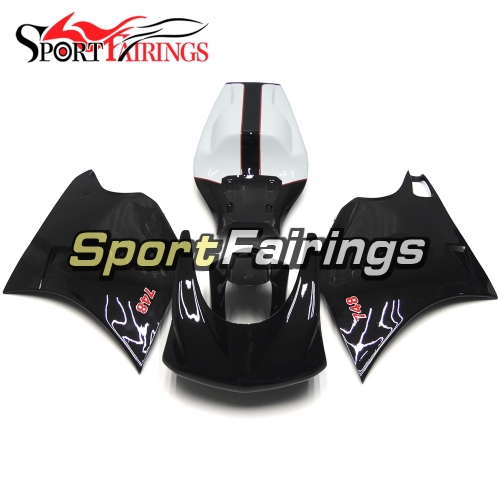 Firberglass Fairing Kit Fit For Dacati 996/748/916/998 Monoposto 1996 - 2002 - Black White