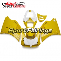 Fairing Kit Fit For Ducati 996/748/916/998 Biposto 1996 - 2002 - Yellow White