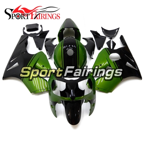 Fairing Kit Fit For Kawasaki ZX12R 2000 2001 -Green Black