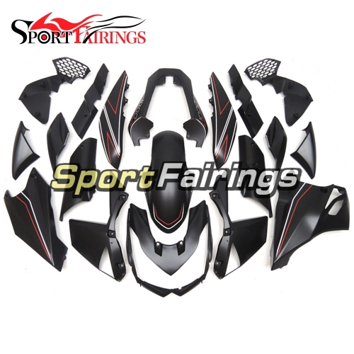 Fairing Kit Fit For Kawasaki Z1000 2010 - 2013 - Flat Black Red