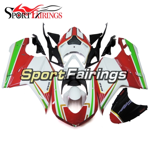 Fairing Kit Fit For Ducati 1098/1198/848 2007 - 2012 - White Red Green