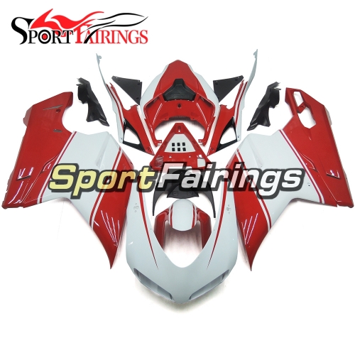 Fairing Kit Fit For Ducati 1098/1198/848 2007 - 2012 - Red White