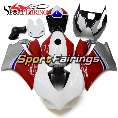 Firberglass Fairing Kit Fit For Dacati 899/1199 2012 - 2013 - White Red Grey
