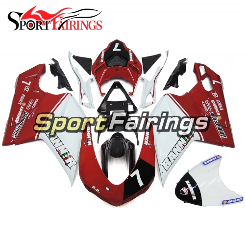 Fairing Kit Fit For Ducati 1098/1198/848 2007 - 2012 - Red White