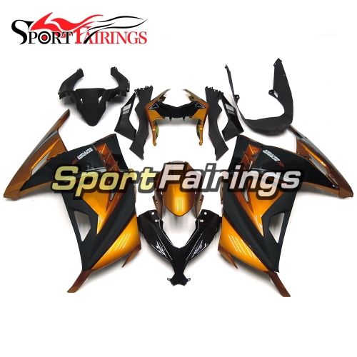 Fairing Kit Fit For Kawasaki EX300R / Ninja 300 2013 - 2015  -Gold Black