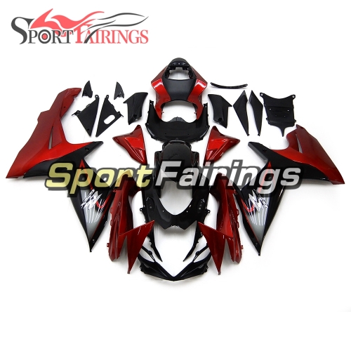 Fairing Kit Fit For Suzuki GSXR600 750 K11 2011 - 2016 - Red Black