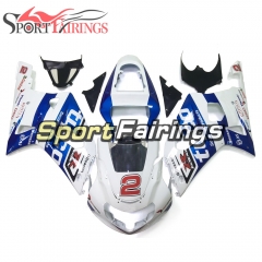 Fairing Kit Fit For Suzuki GSXR600 750 2000 - 2003 - White Blue