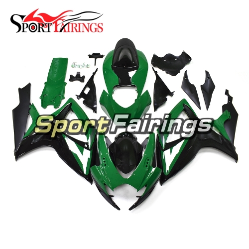 Fairing Kit Fit For Suzuki GSXR600 750 2006 - 2007 - Green Black