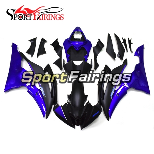 Fairing Kit Fit For Yamaha YZF R6 2008 - 2016 - Blue Black