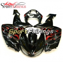 Fairing Kit Fit For Kawasaki ZX10R 2006 - 2007 -Black Red Flame