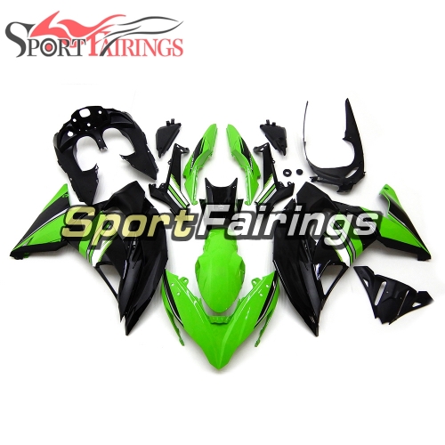 Fairing Kit Fit For Kawasaki ER-6F / Ninja 650r 2017 - Green Black