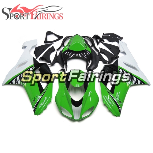 Fairing Kit Fit For Kawasaki ZX6R 2007 - 2008 -Green White