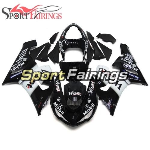 Fairing Kit Fit For Kawasaki ZX6R 2005 - 2006 - West Black