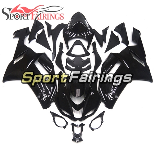 Fairing Kit Fit For Kawasaki ZX6R 2007 - 2008 -Gloss Black