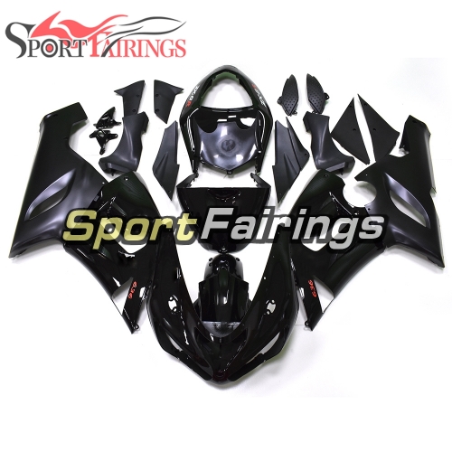 Fairing Kit Fit For Kawasaki ZX6R 2005-2006- Gloss Black