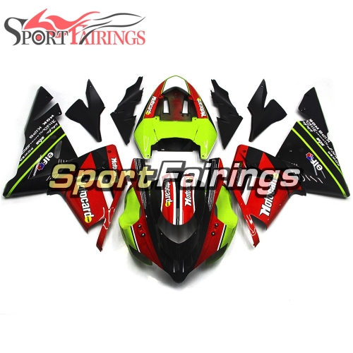 Fairing Kit Fit For Kawasaki ZX10R 2004 - 2005 -Elf Red Black