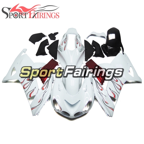 Fairing Kit Fit For Kawasaki ZX-14R /ZZ-R1400 2006 - 2011  -White Red