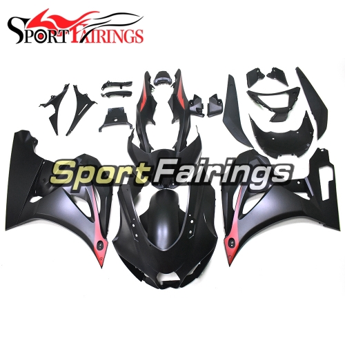 Matte Black Red Strips Motorcycle Fairing Kit Fit For Suzuki GSXR1000 2017 2018 2019 New Arrival Cowlings