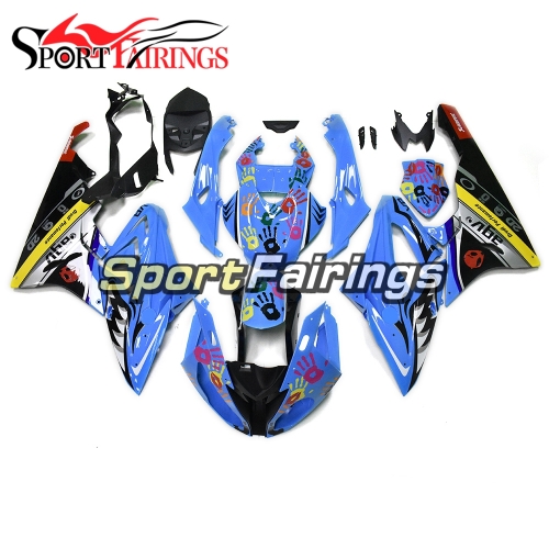 Fairing Kit Fit For BMW S1000RR 2015 2016 - Blue and Colorful Hands