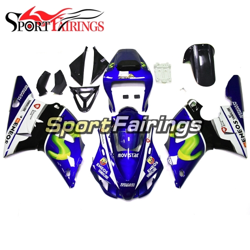 Fairing Kit Fit For Yamaha YZF R1 1998 1999 - Blue White