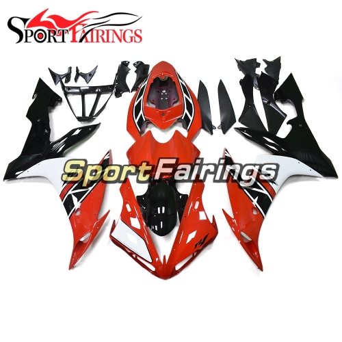 Fairing Kit Fit For Yamaha YZF R1 2004 - 2006 - Red White and Black Lowers