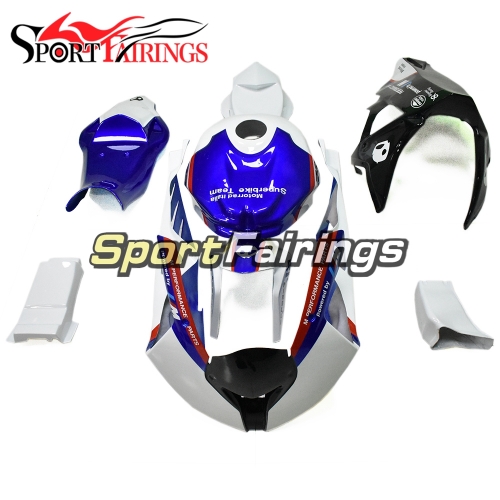 Firberglass Fairing Kit Fit For BMW S1000RR 2011 - 2014 - White Blue Black