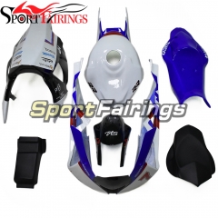 Firberglass Fairing Kit Fit For BMW S1000RR 2011 - 2014 - White Blue TYCO