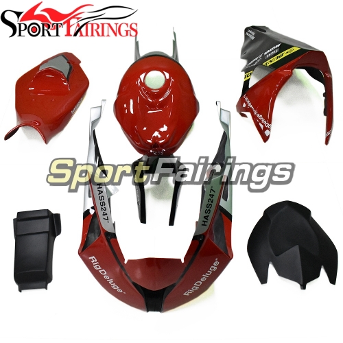 Firberglass Fairing Kit Fit For BMW S1000RR 2011 - 2014 - Silver Red and Black
