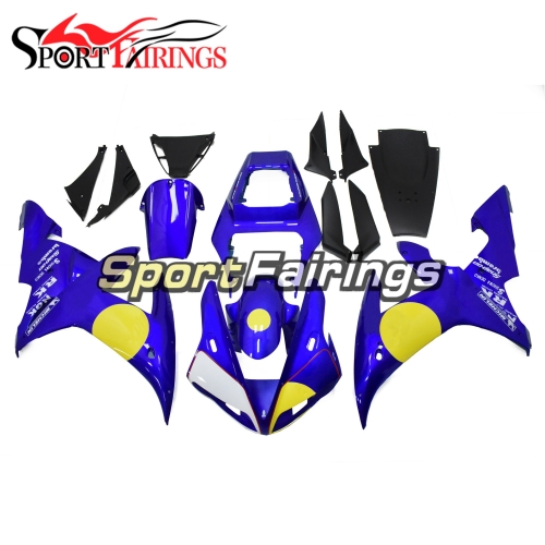 Fairing Kit Fit For Yamaha YZF R1 2002 2003 - Blue Yellow