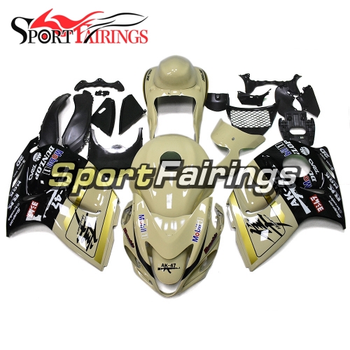 Fairing Kit Fit For Suzuki GSXR1300 Hayabusa 2008 - 2016 -Light Yellow Black