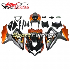 Fairing Kit Fit For Suzuki GSXR600 750 2008 - 2010 - Metallic Orange Grey