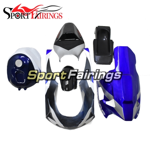 Fiberglass Racing Fairing Kit Fit For Suzuki GSXR1000 K1/K2 2000 - 2002 - Blue Black White
