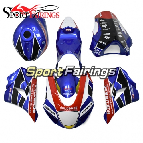 Fiberglass Racing Motorcycle Fairing Kit Fit For Suzuki GSXR1000 2017 2018 2019 New Arrival Cowlings-Blue White Red