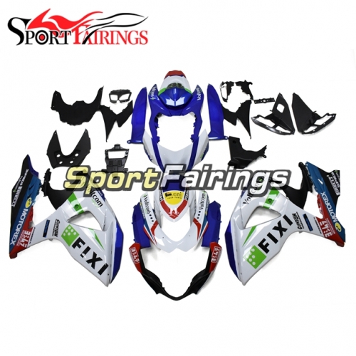 Fairing Kit Fit For Suzuki GSXR1000 K9 2009 - 2016 - Blue White Green