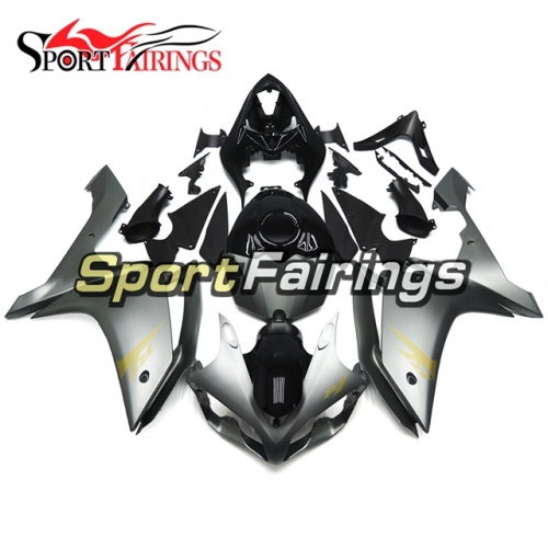 Fairing Kit Fit For Yamaha YZF R1 2007 2008 - Silver Gloss Black